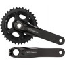 Система SHIMANO DEORE, M6000-2, 170 мм, интегрированный вал, 10 скоростей, 36/26T без каретки, черный EFCM6000CX66X
